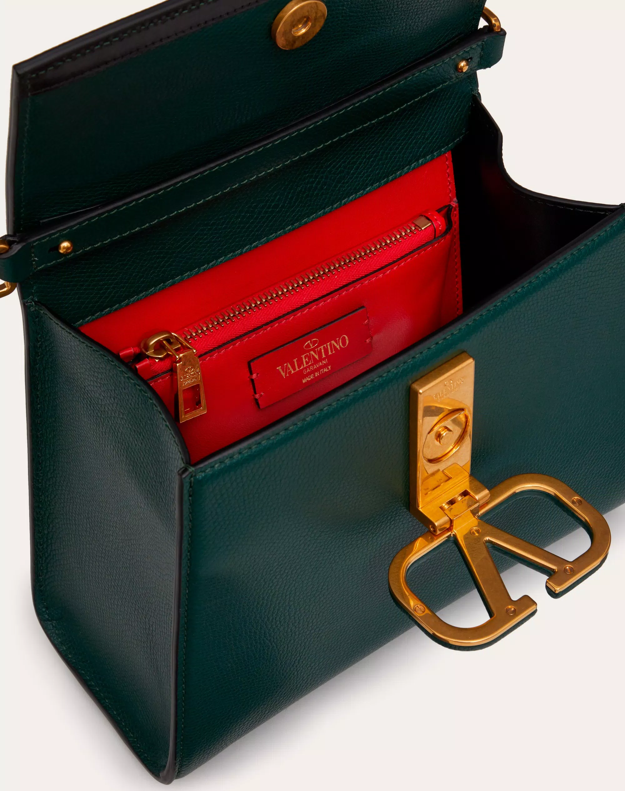 SMALL VSLING GRAINY CALFSKIN HANDBAG